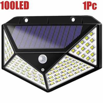 Lampu Taman Solar Panel Sensor Gerak 100 LED TaffLED