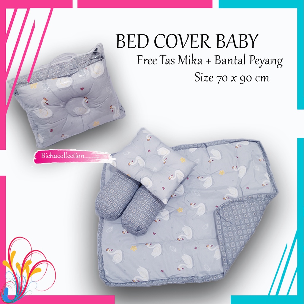 FREE TAS MIKA BED COVER SET BAYI Kado Lahiran Bed Cover Baby Premium