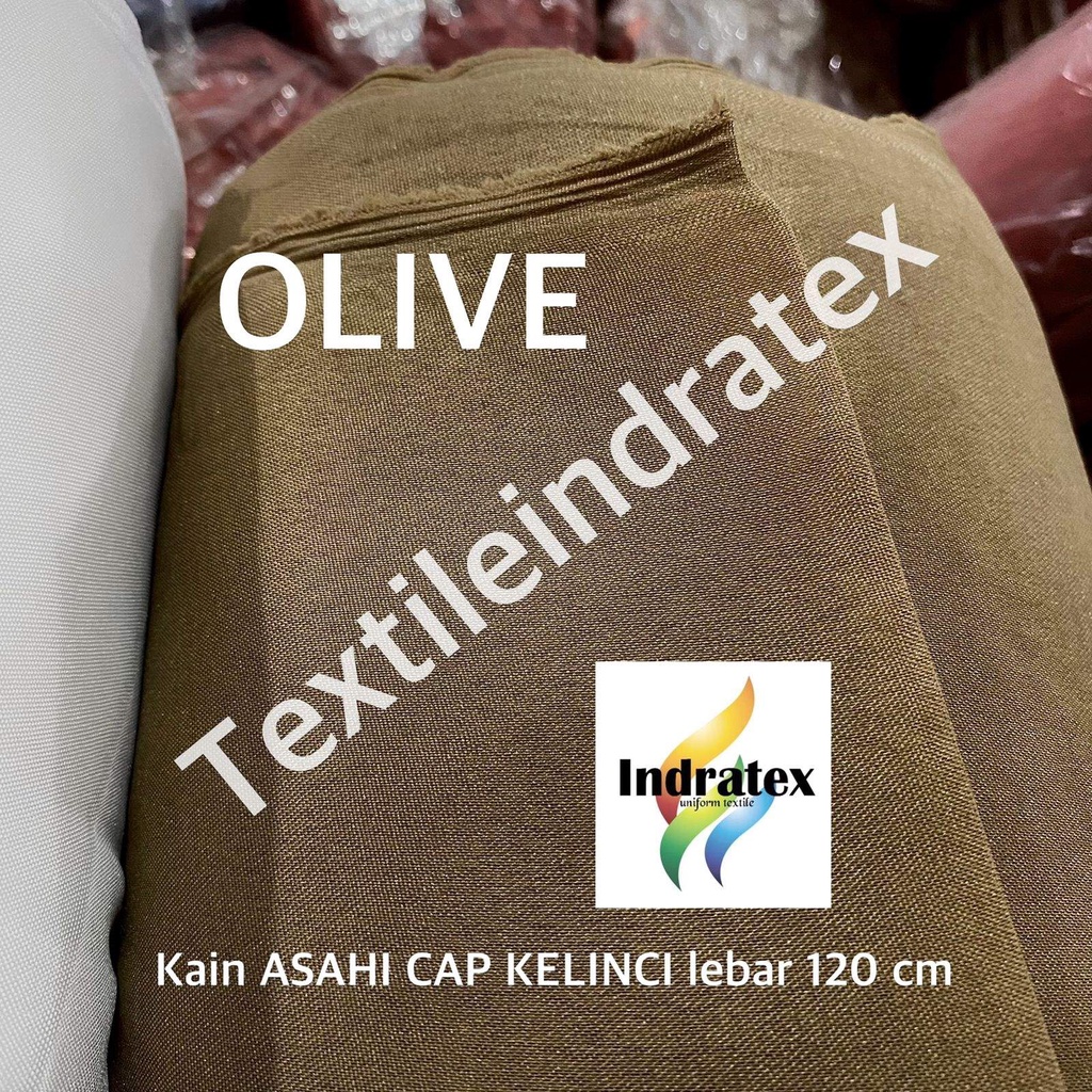 ( per 1 roll ) Kain furing ASAHI CAP KELINCI lebar 120 cm bahan lapisan TAS ROK BAJU GAMIS BROKAT SATIN HYCON BATIK KANTONG