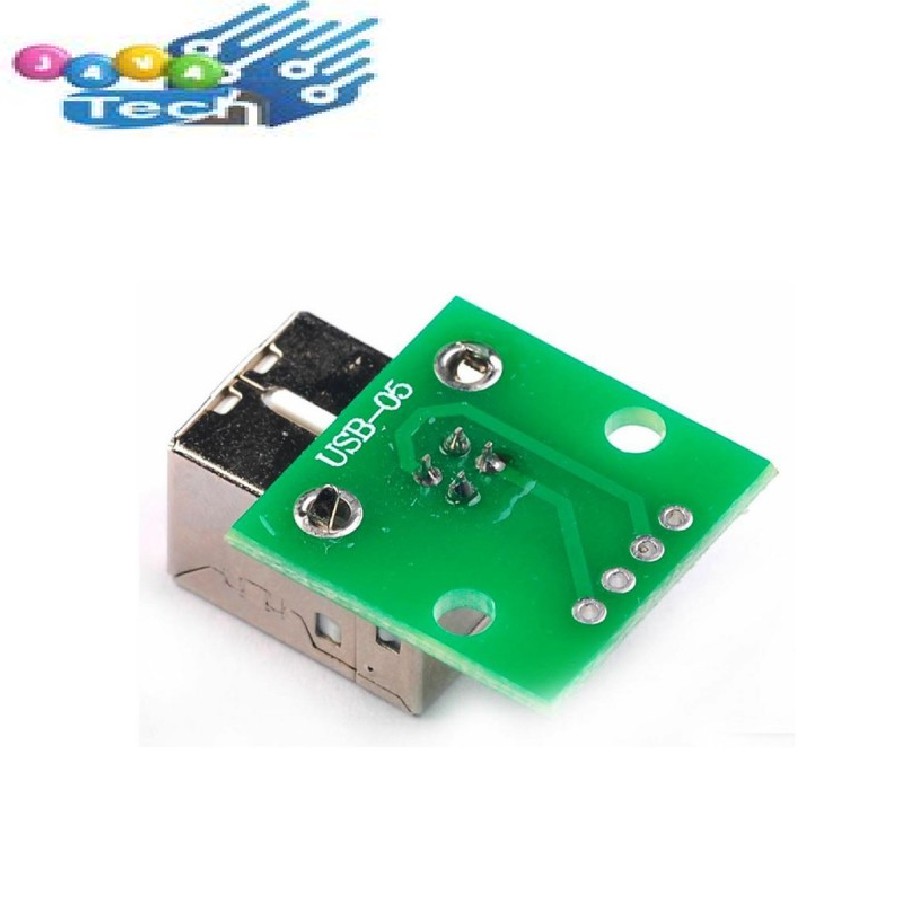 Female USB Type B to DIP 2.54mm Adapter