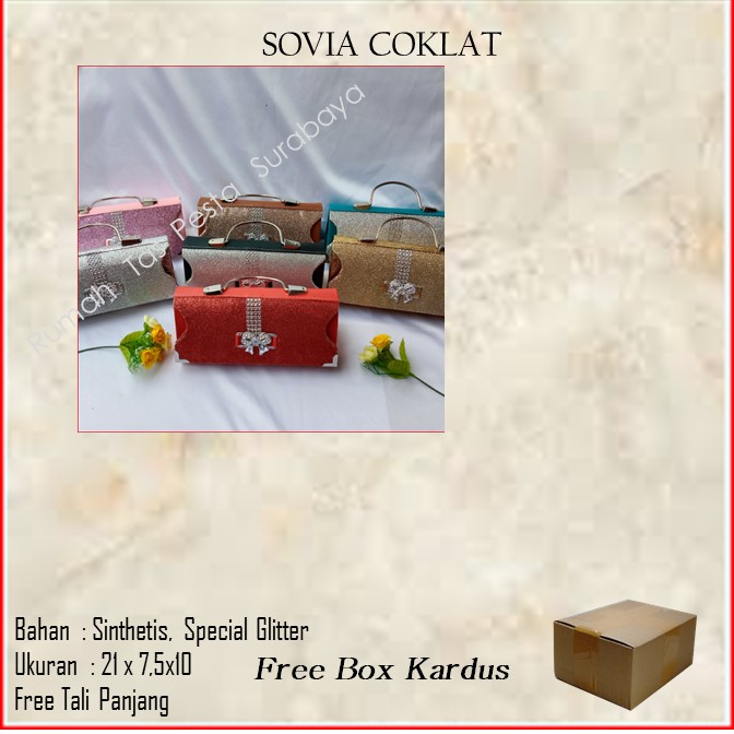 Tas Bagus,Tas Unik,Tas Elegan ,SOVIA COKLAT