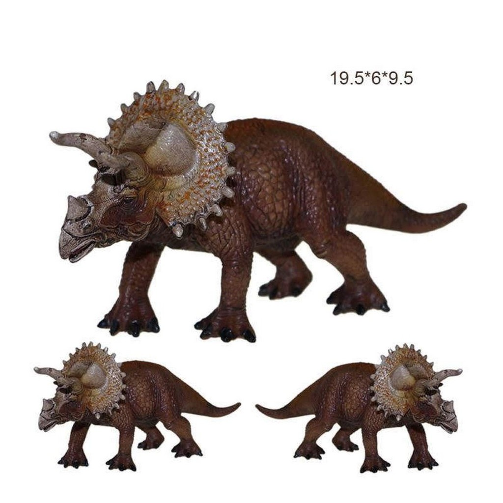 Triceratops Figure Dinosaurus Model Simulasi Dino