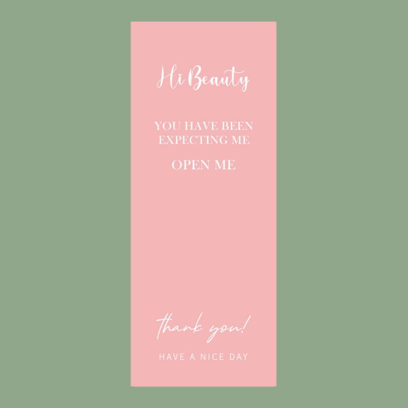 STICKER SEAL DUS / PAPER BAG - VARIASI OPEN ME
