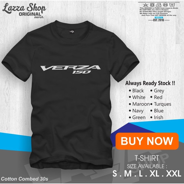 Kaos / Baju / T-shirt Honda Verza 150 Distro keren Murah
