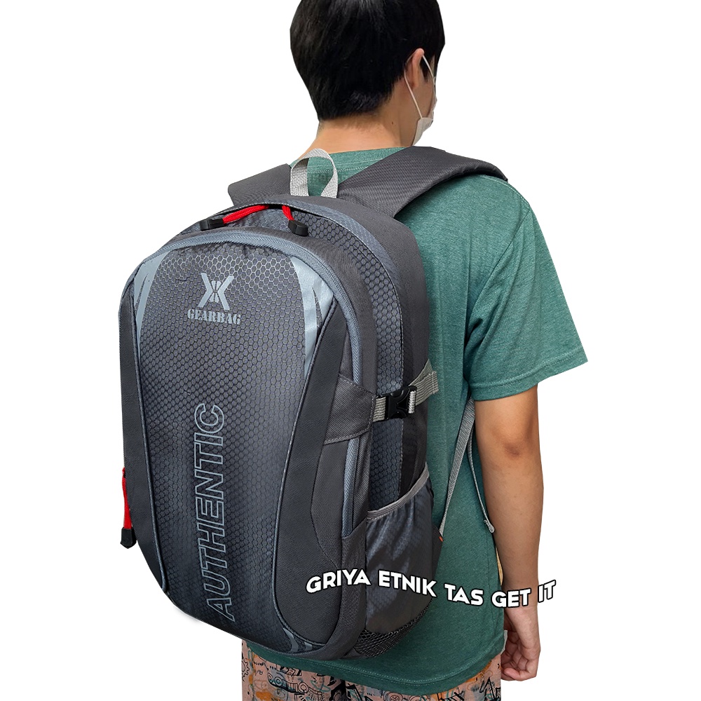 Tas Ransel Pria Distro Dewasa BONUS RAIN COVER Gearbag Authentic