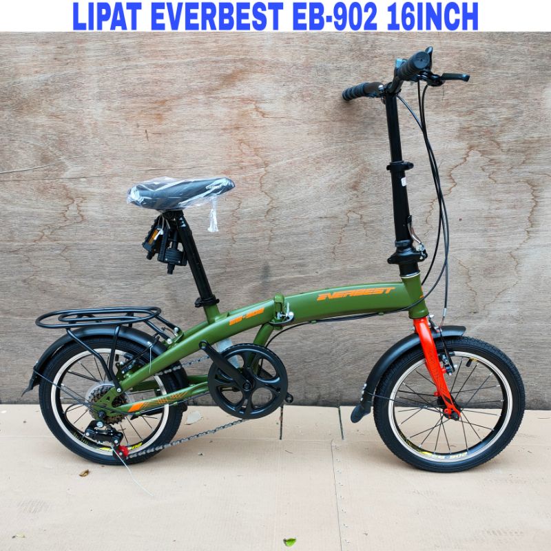 Sepeda Lipat Everbest EB-902 16Inch 7Sp Hi-ten stell