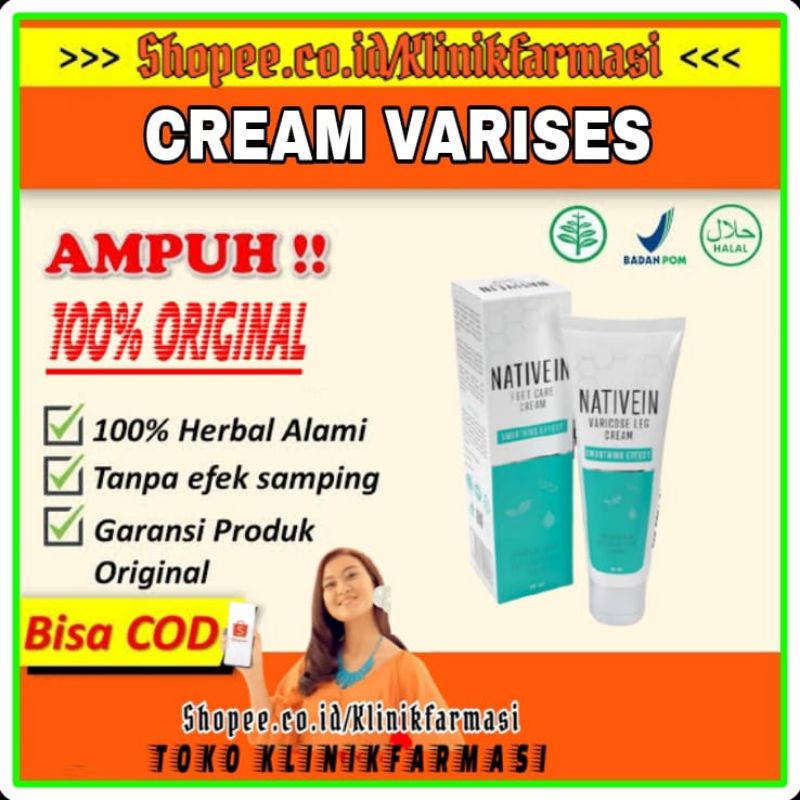 Nativein Cream varises Original - Cream Varises Nativein 100% Asli Membantu Mengobati Varises