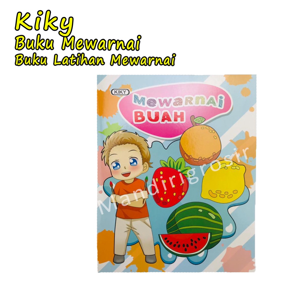 Buku mewarnai * Kiky * latihan mewarnai * 629605