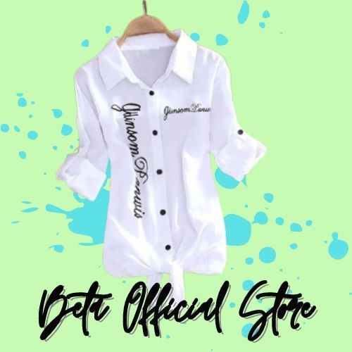 Baju Atasan Kemeja Wanita Remaja Modern Trend Kekinian Terbaru 2021 Hem Bahan Katun LD 104 Fit L ...