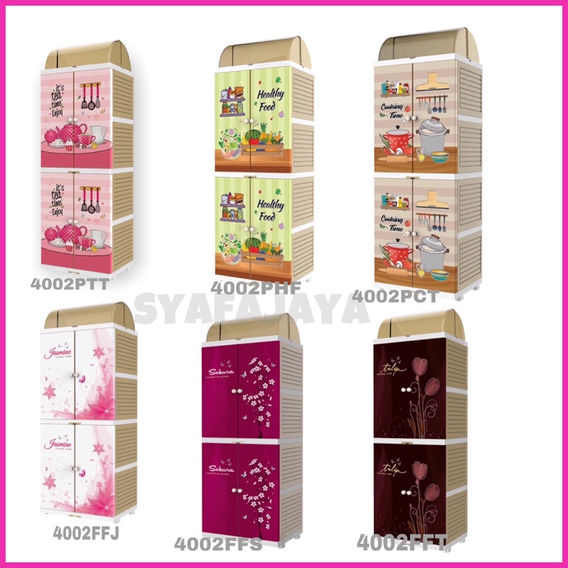 Lemari Rak Piring Plastik Naiba / RAK PIRING PLASTIK NAIBA 4002