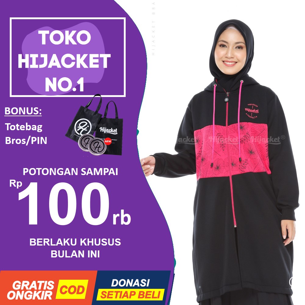 ⭐️ONGKIR GRATIS⭐️ HIJACKET GAYATRI ORIGINAL JAKET WANITA MUSLIMAH HIJABER PERTAMA DI MARKET PLAC