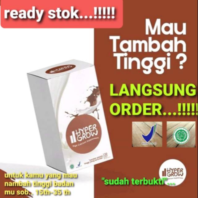 

[ NEW SUSU HYPEGROW ] PENAMBAH TINGGI BADAN SUPER!!