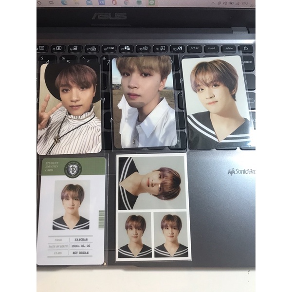 official photocard pc haechan we go up , cherry bomb (chembomb) , b2s kit photocard set