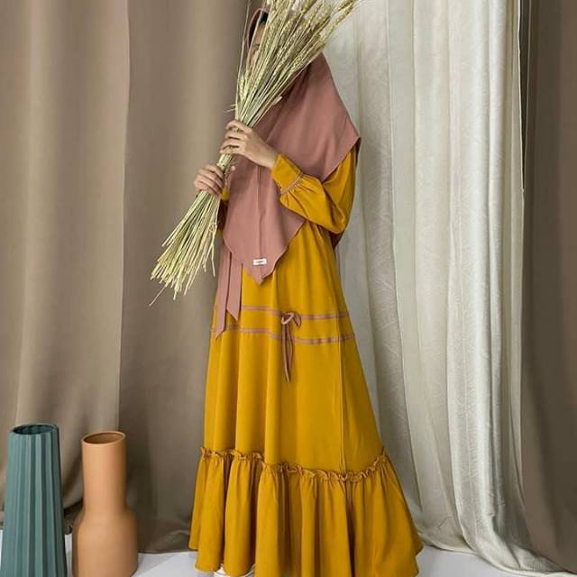 JASMINE DRESS ADEN SET+KHIMAR