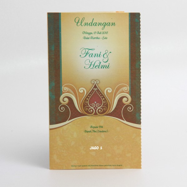 Kartu Undangan Pernikahan atau Kertas Undangan atau Blangko Undangan Kosong Terbaru Jago 5 Harga Mur