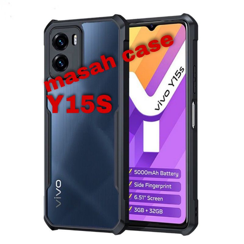 CASE VIVO Y15S V21(4G) V21(5G) HARDCASE SHOCKPROOF TRANSPARAN ARMOR