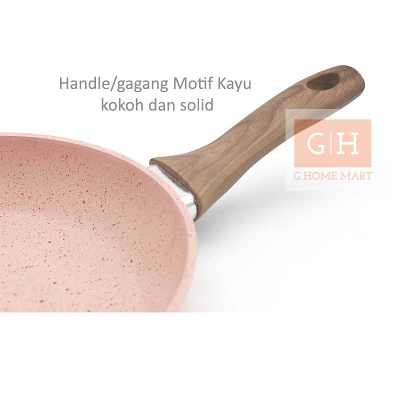 CUCI GUDANG Frypan motif marble Mini / Premium Cookware