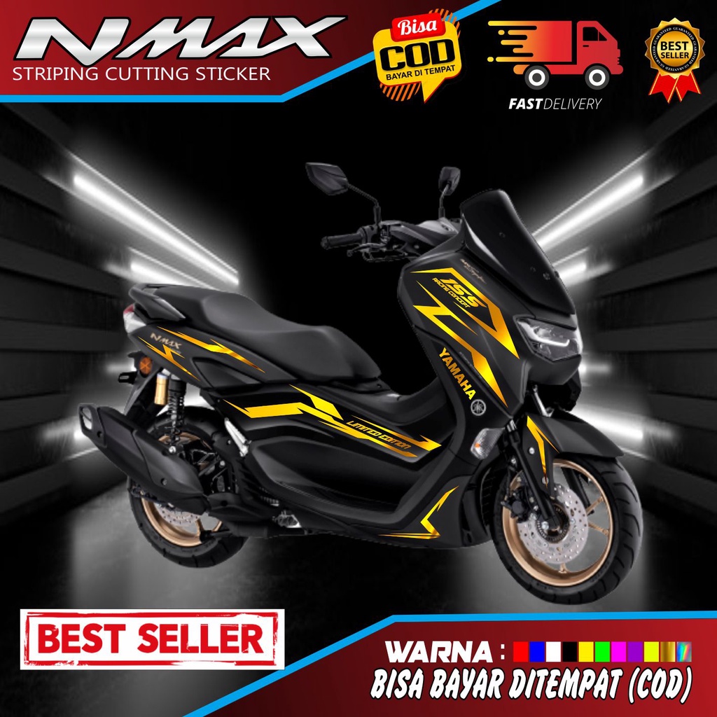 STICKER NMAX NEW 155 STICKER CUTTING NMAX BARU STICKER LIS BODI NMAX NEW 155