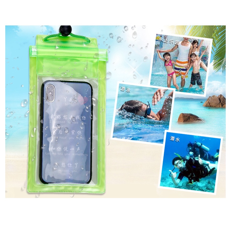 Waterproof hp ukuran XL 5.5 INCH plastik tempat pengaman pelindung handphone universal dari air waterproof case sarung NBWF