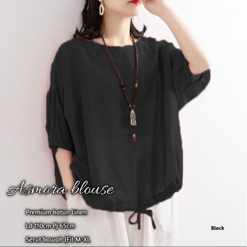 ASMORA BLOUSE BAJU WANITA TERBARU