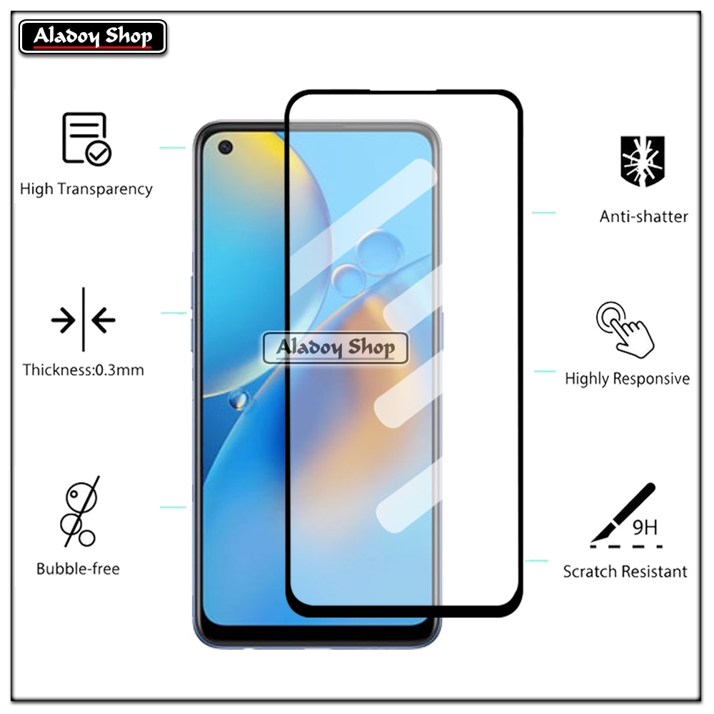 PAKET 2 IN 1 Case Oppo A74 Armor Fusion Transparent Prmium Casing Free Tempered Glass