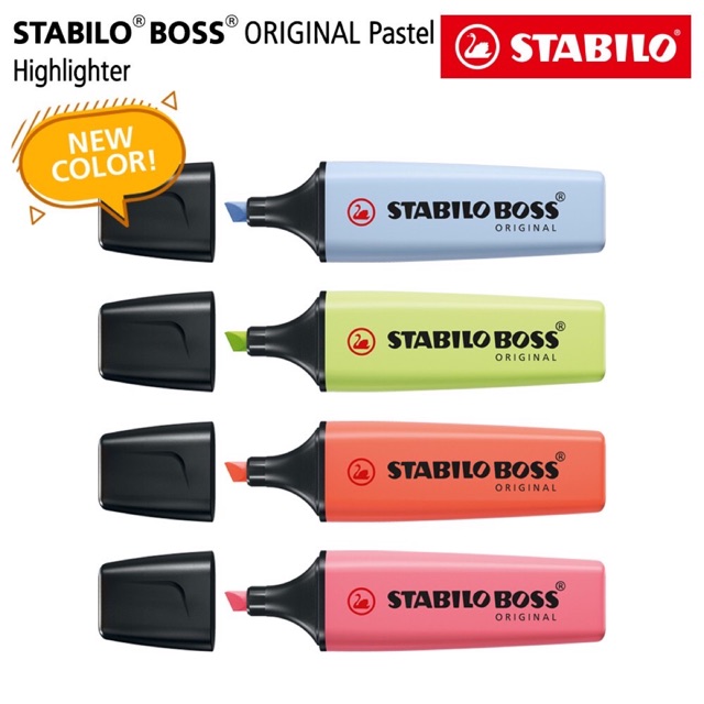 

Stabilo highlighter stabilo boss highlighter pastel new color new edition warna baru