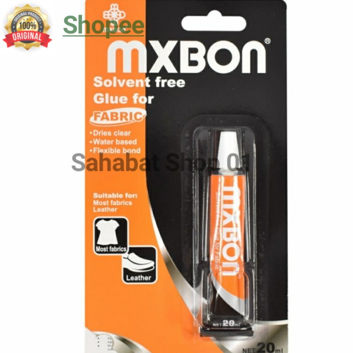 

Mxbon lem kain dan kulit 20ml bening