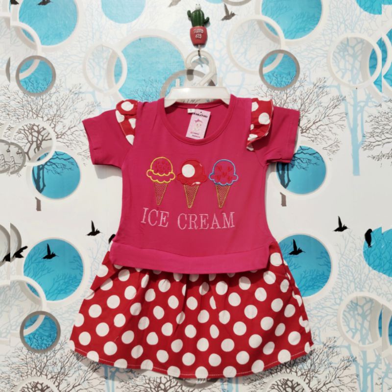 CHIBIKIDZ CASUAL ICE CREAM BABY DRESS