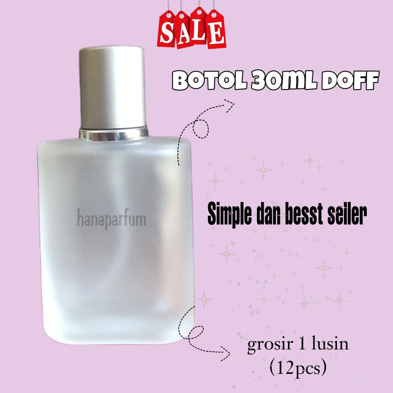 Botol parfum 30 ml doff belagio  harga per lusin (12)