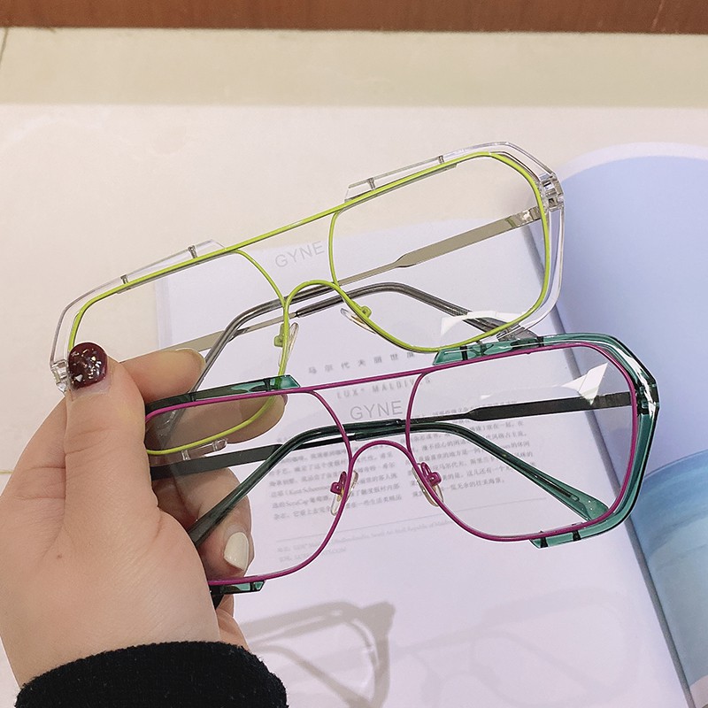Kacamata Hitam Oversized Bentuk Kotak Untuk Wanita