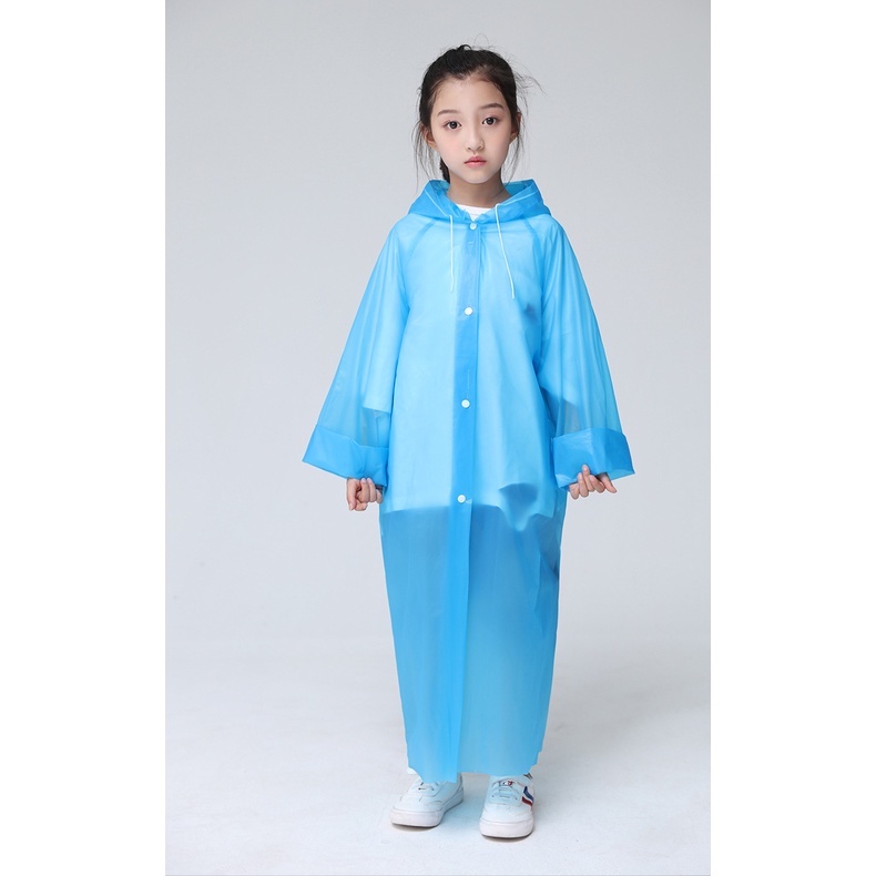 babyfit jas hujan raincoat PEVA anak cewek cowok unisex 7-12thn yy-0628rp