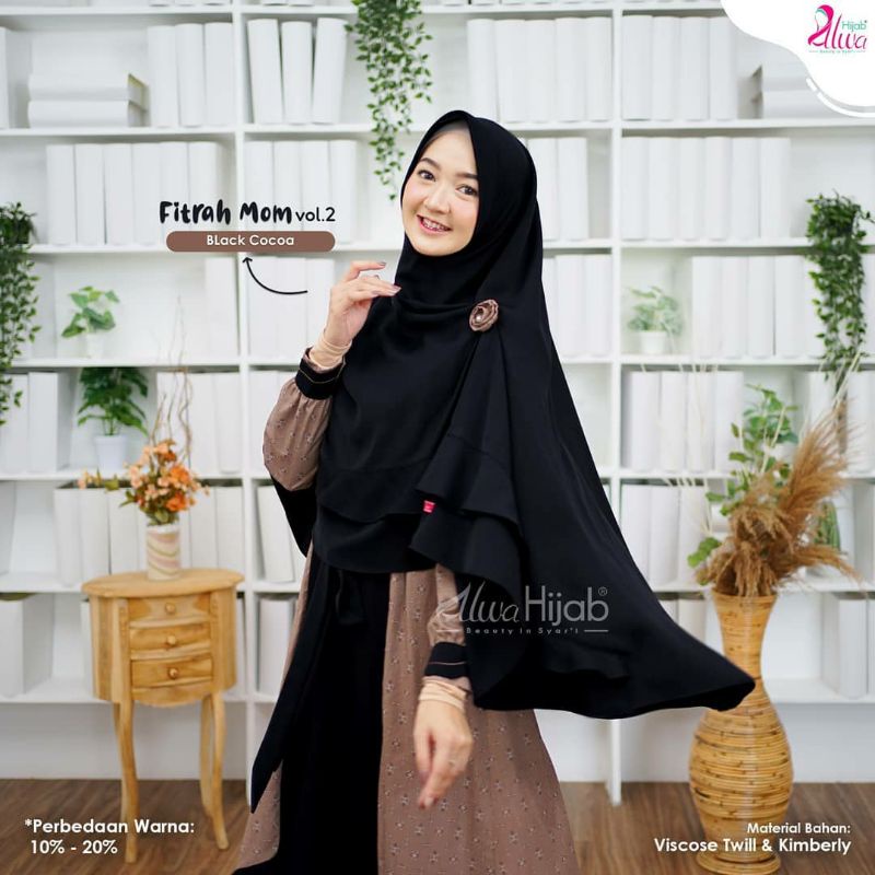 Fitrah Set Gamis + Khimar by Alwa Hijab