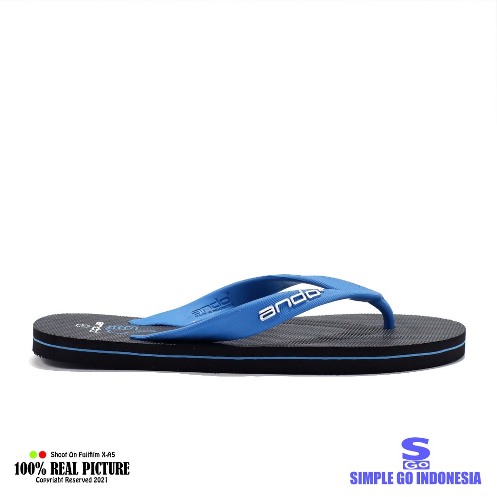 Sandal ando hawai like sendal japit flat flip flop tahan air murah 38-42