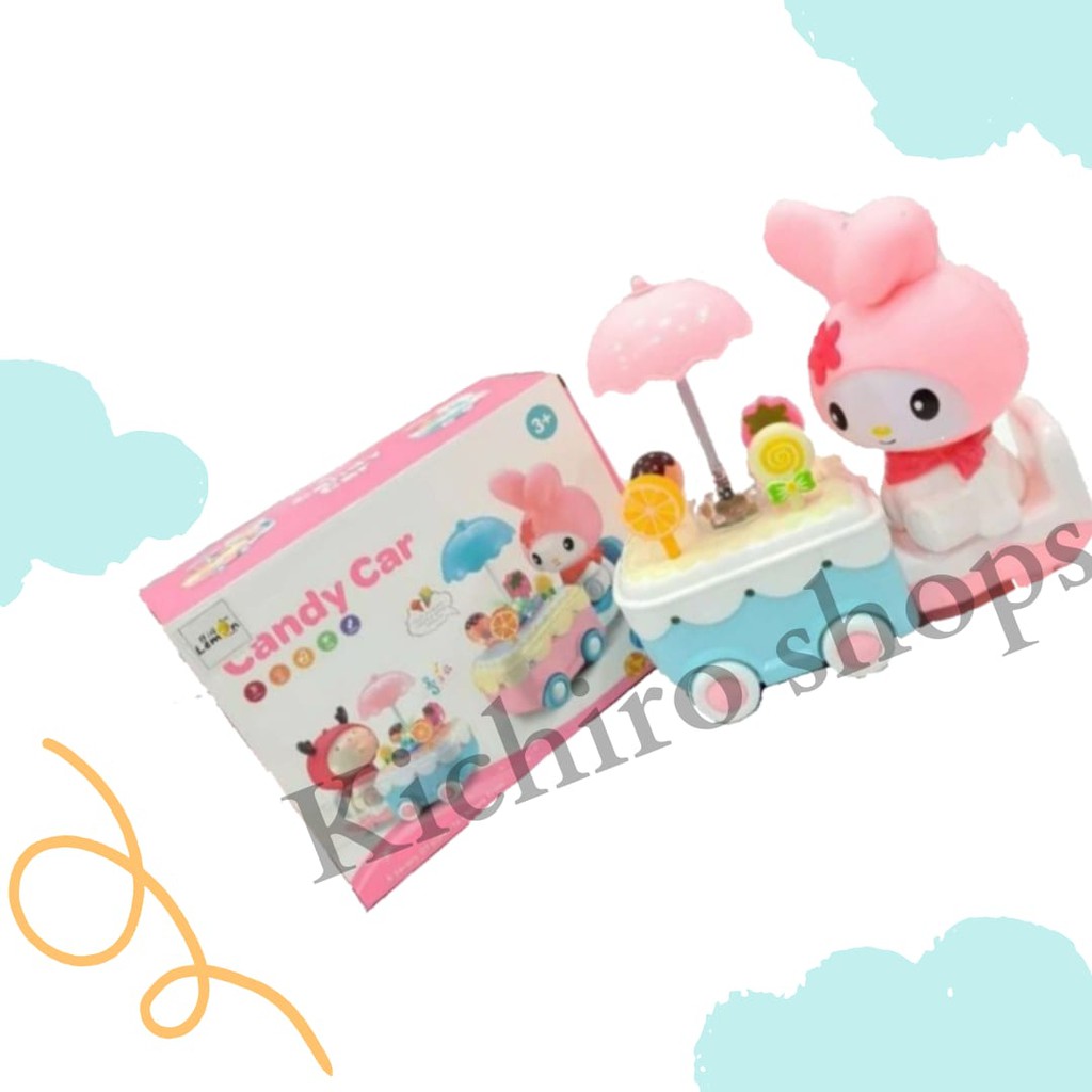Mainan Anak Candy Car Musik Lampu My Melody - Kichiro Shops