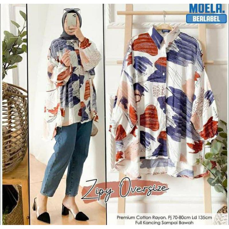 BLOUSE OVERSIZE ZIPY MOELA