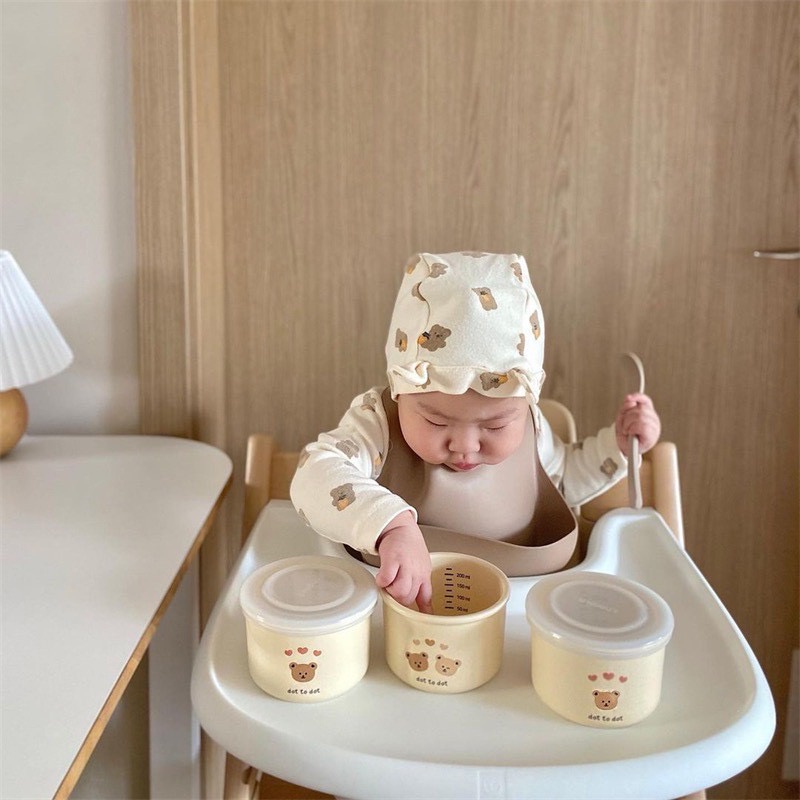 CERAMIC BABY FOOD BOWL | mangkok mpasi bayi korea food container