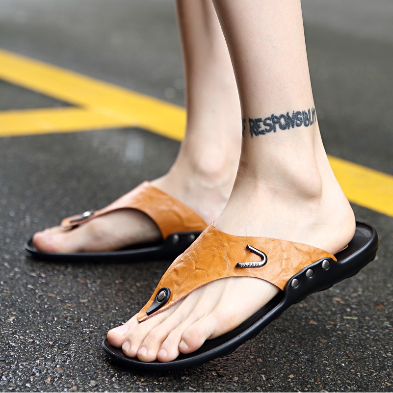  Sandal  Jepit  Pria  Kasual Keren Sandal  Pria  Korean Fashion 