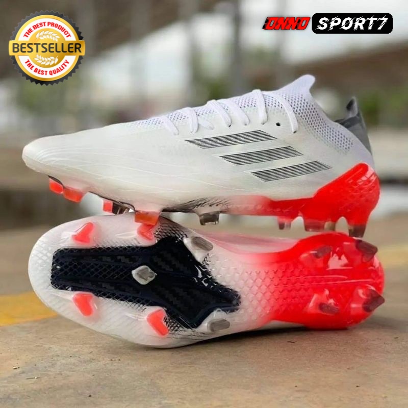 Sepatu Bola Adidas X Speedflow .1 White Red Black