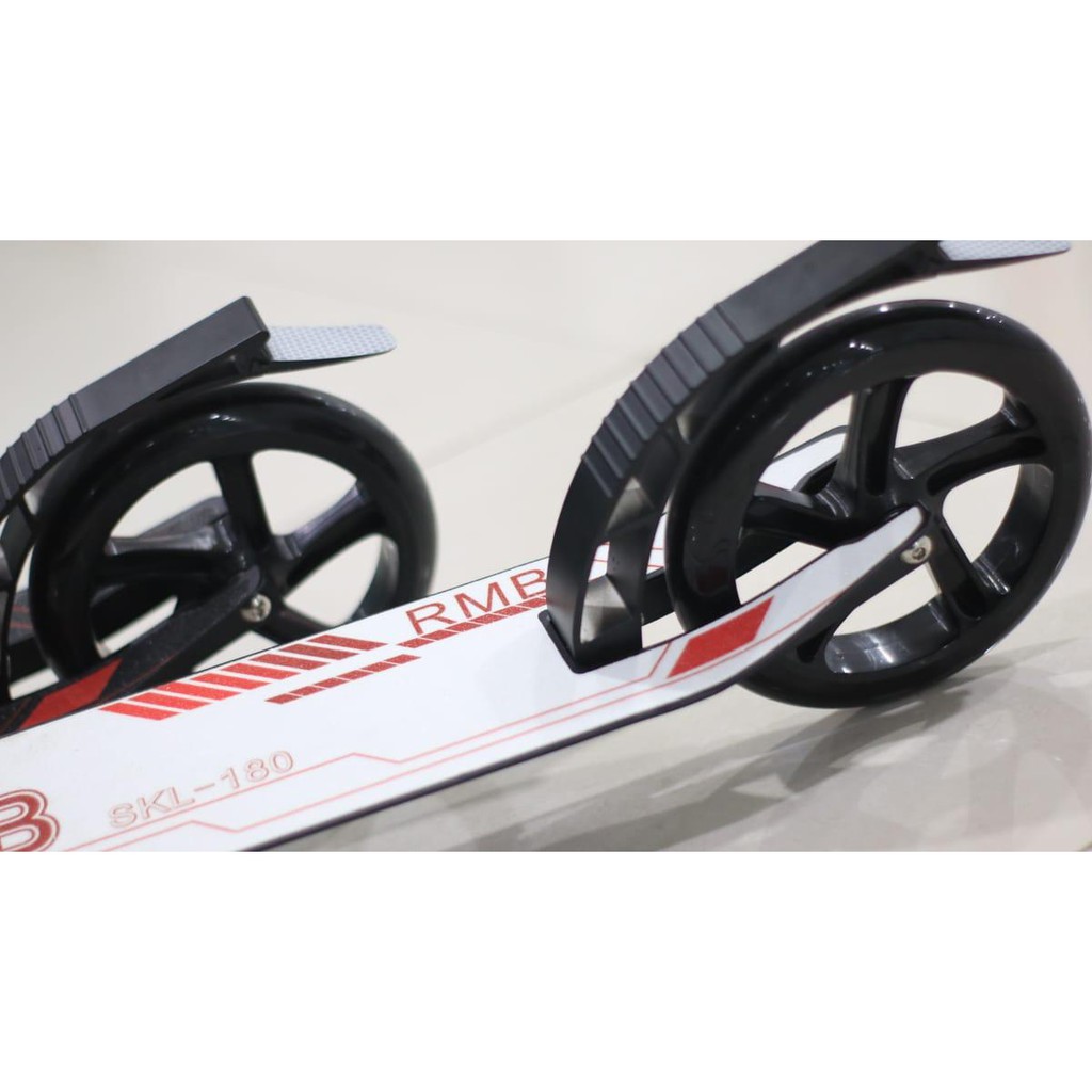Skuter Sekuter RMB SKL180 Dewasa otoped Anak 2 Roda Rangka Stainless Steel Kuat Kokoh Garansi COD SNI-5