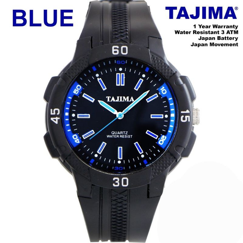 Jam Tangan Pria Tajima Analog Sports 5064 Original Garansi 1 Tahun