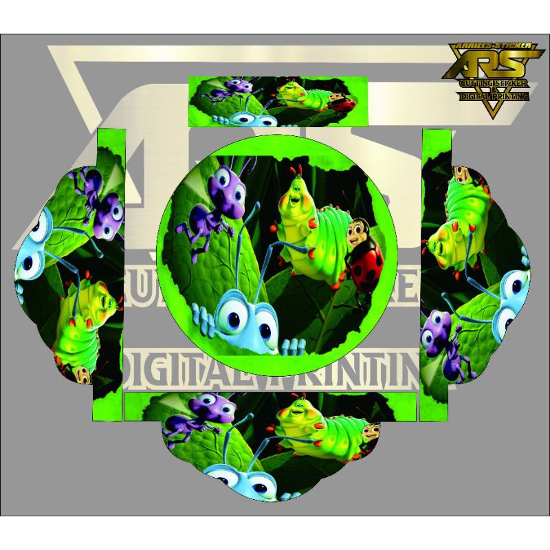 DECAL TEBOK LOVEBIRD - STICKER KANDANG LOVEBIRD