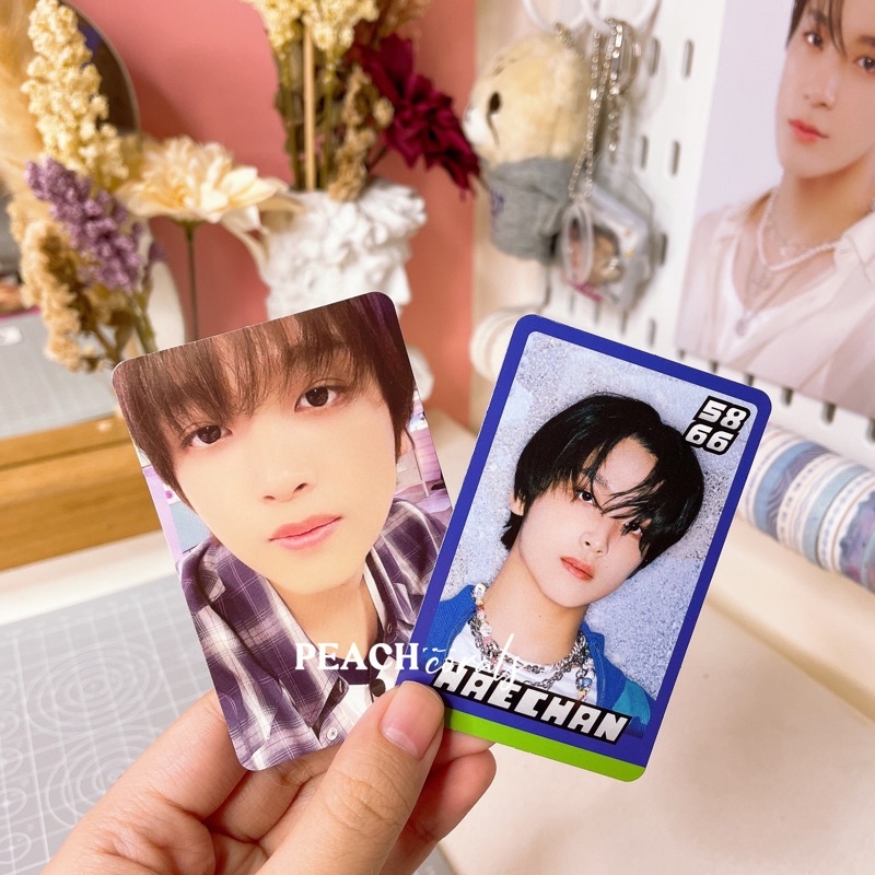 ❌ BOOKED PC Selca Haechan Trading Card Glitch Mode B Ver + PC konsep A ver ice