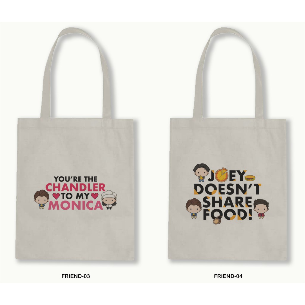 TOTE BAG BLACU 30X40-FRIENDS series.03