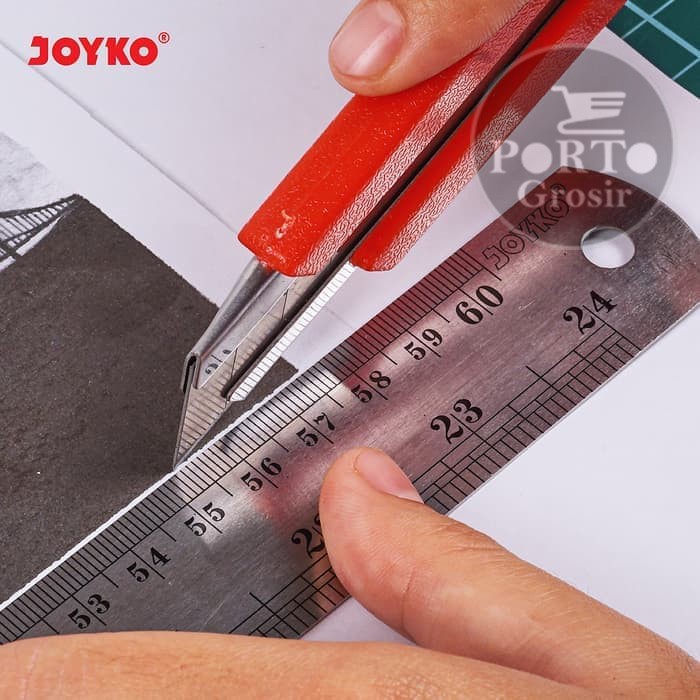 

Joyko RL-ST60 Stainless Stainles Ruler Penggaris Besi 60 cm 60cm Mistar Logam RLST60