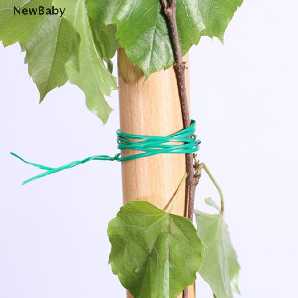 NewBaby  Garden Twist Tie Wire Cable Reel With Cutter Gardening Plant Bush Flower .
