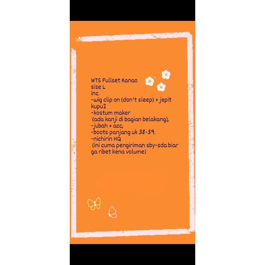 Fullset Kanao (-nichirin)