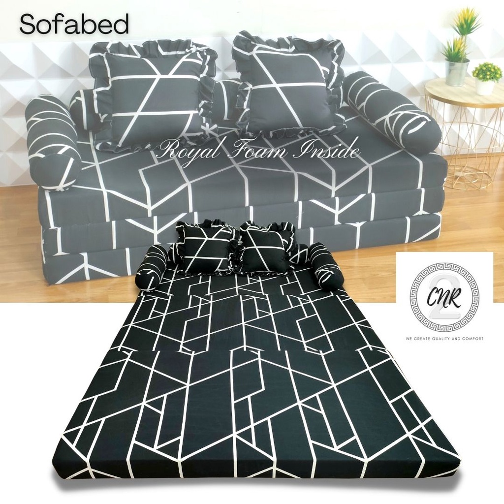 Sofabed minimalis isi busa Royal Foam uk.140x200x8cm,150x200x8cm dan 80x200x15cm, Busa Garansi tidak