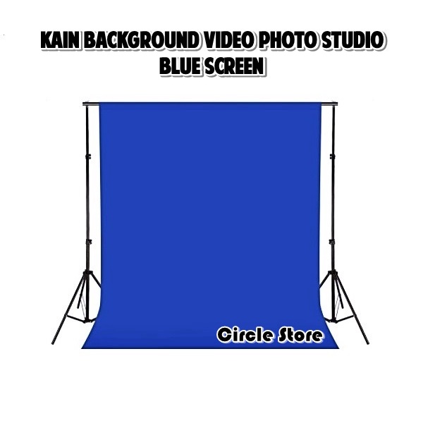 Kain Background Foto Blue Screen / Kain Premium Studio Biru
