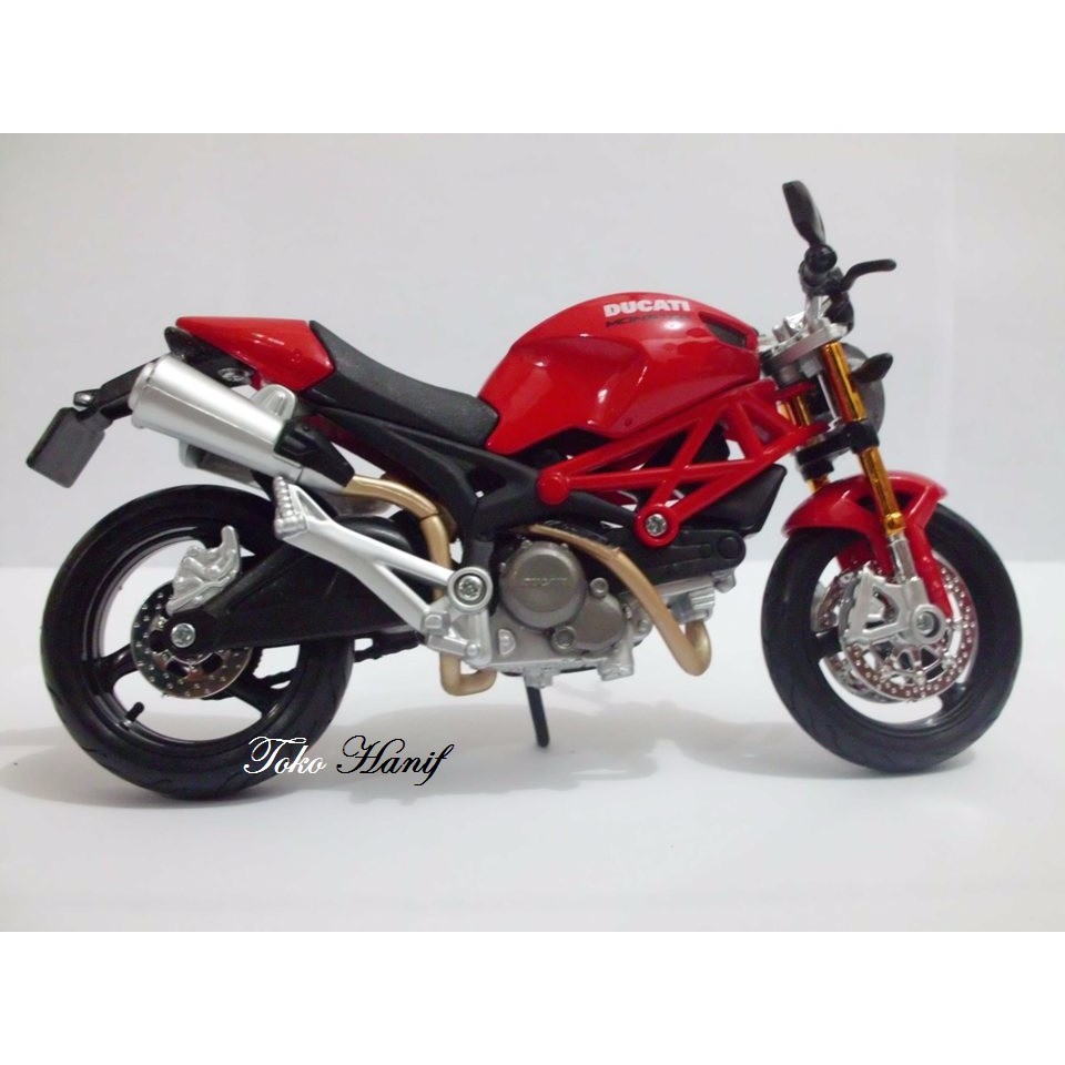 Diecast Miniatur Replika Ducati Monster 696