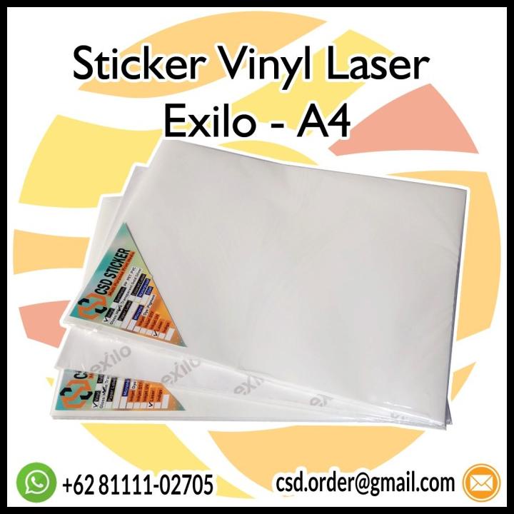 

Exilo Sticker Vinyl A4 Laser Bukan Stiker Quantac Camel Graftac Repack